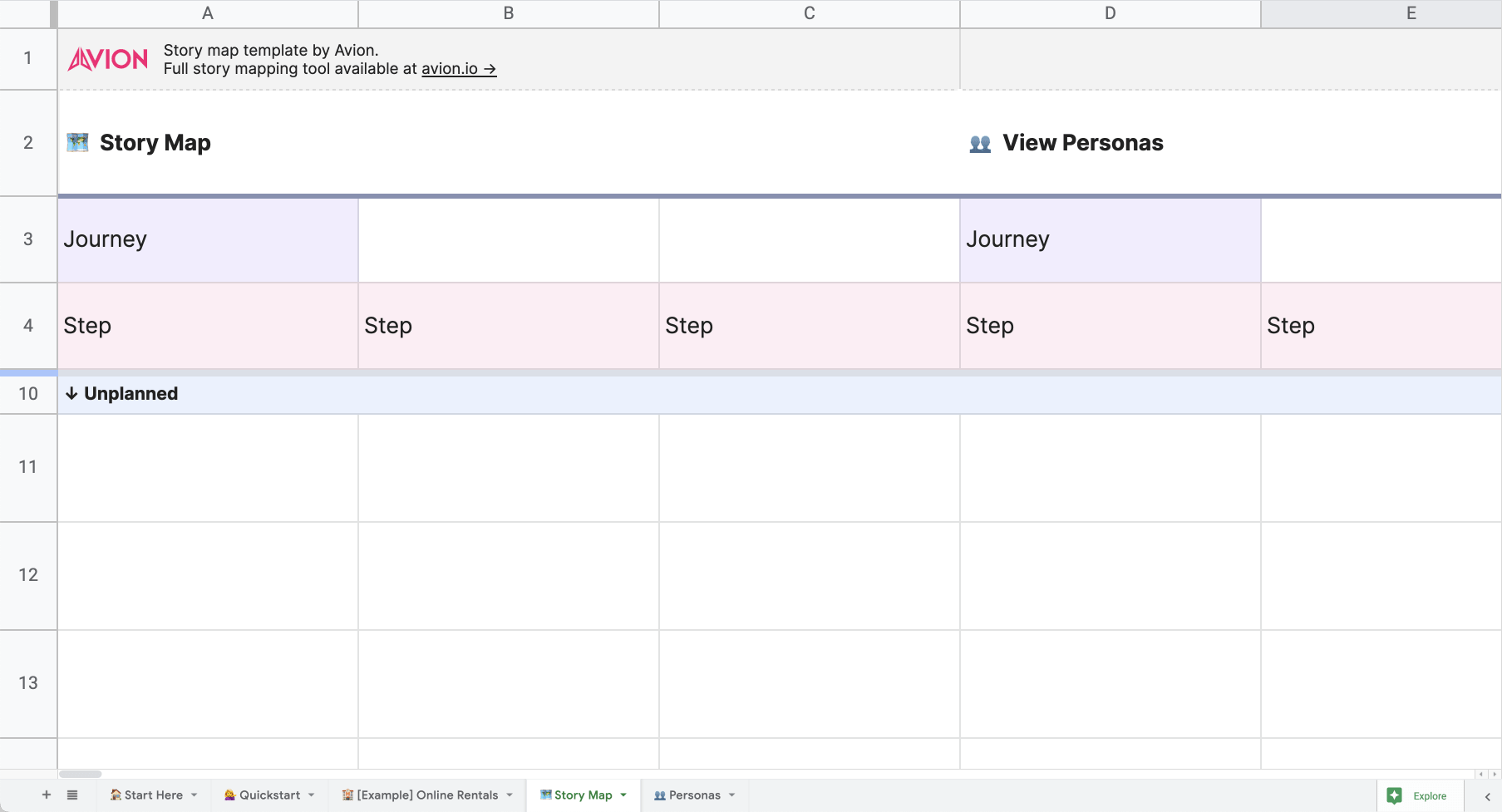 [Free] User Story Mapping Template (Excel & Google Sheets)